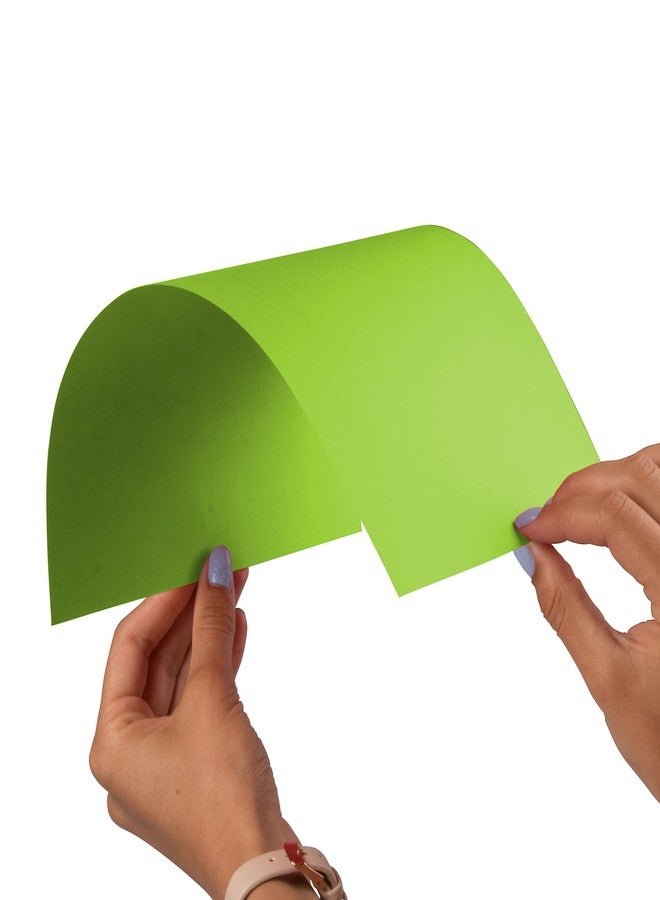 جام بايبر ورق ملون من جام بيبر، وزن 24 رطل - 90 جم/م² - 8.5 × 11 بوصة - أخضر ليموني فاقع - 50 ورقة/عبوة - Image 5